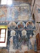 Fresken an der Seite des Hauptschiffes, die ebenfalls George Mitrofanović zugeschrieben werden.
